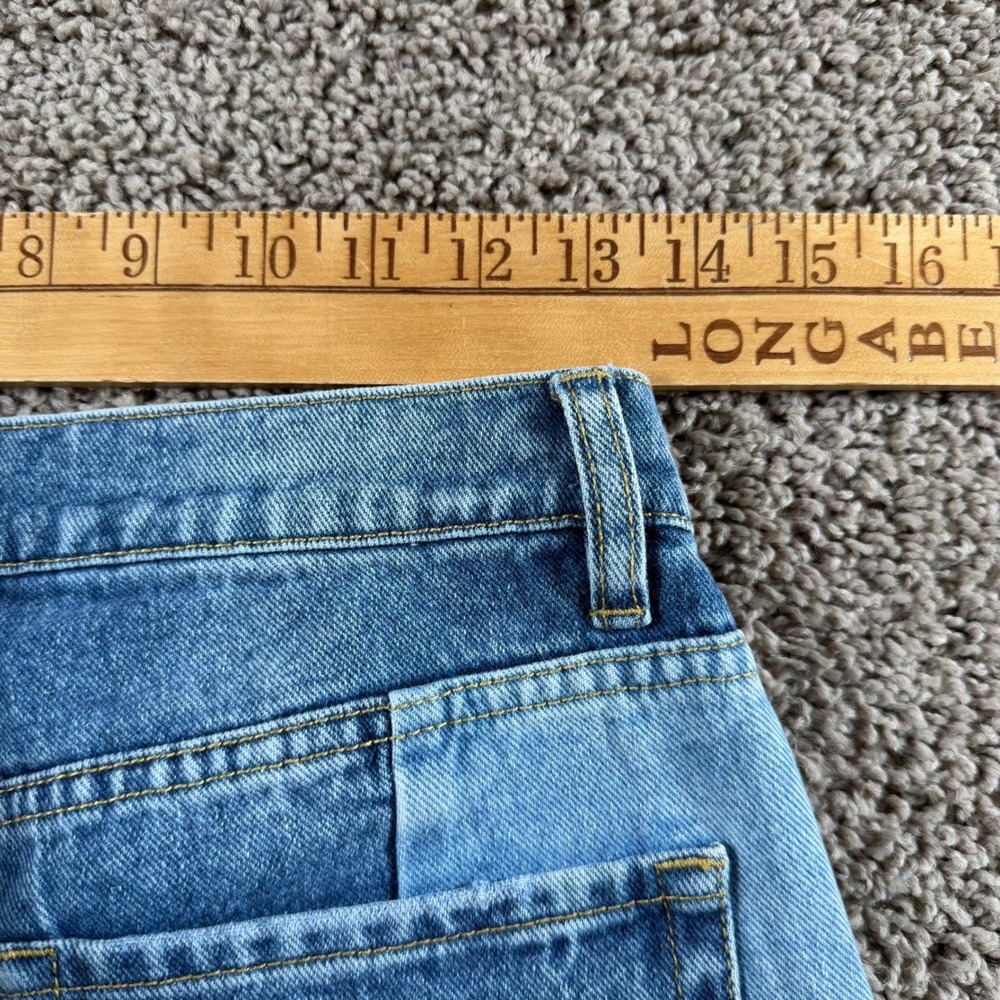 PacSun Vintage Icon Patchwork mid Rise skinny Jeans Blue 27 boho retro Y2K ankle - Picture 7 of 10